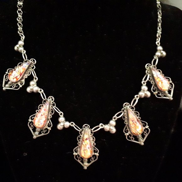 1940's Mexico Handmade 925 Silver Demi Parure - Picture 16 of 16